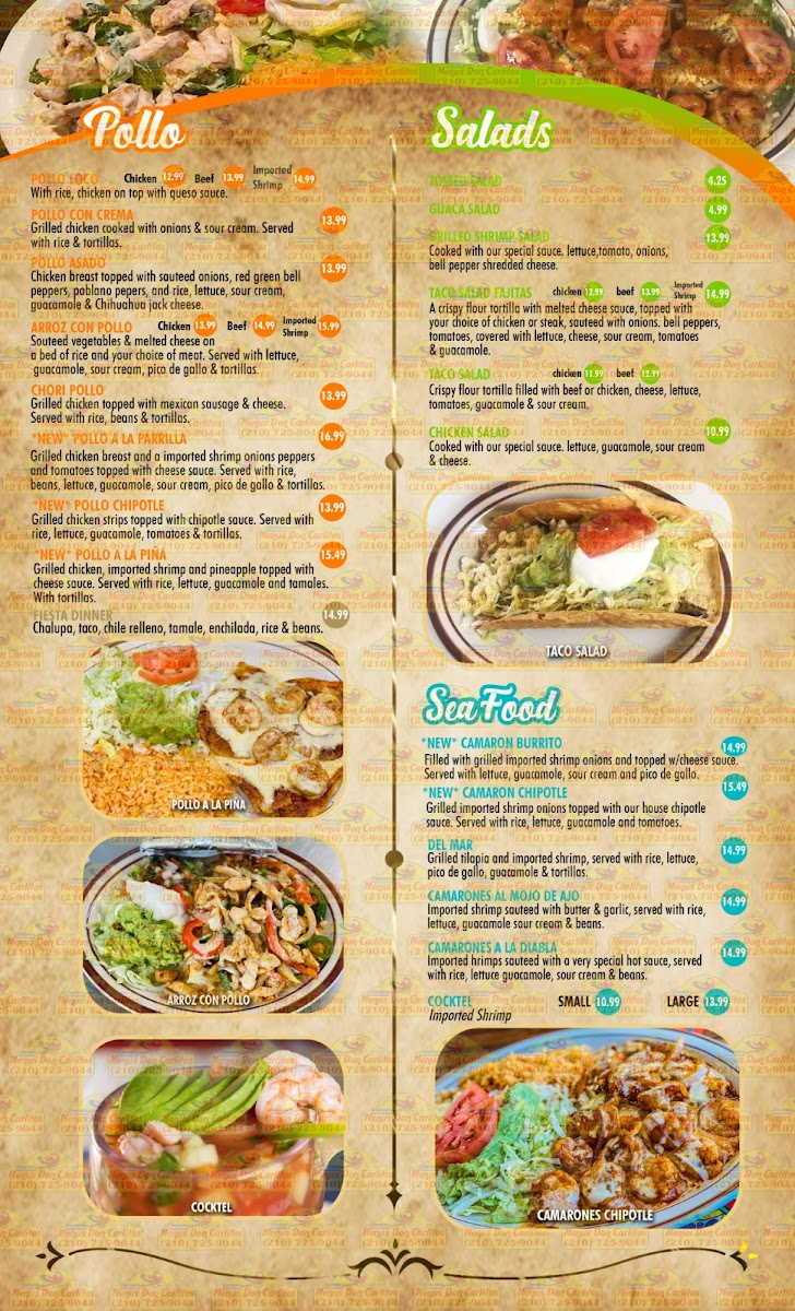 Menu El Tapatio Dos-3