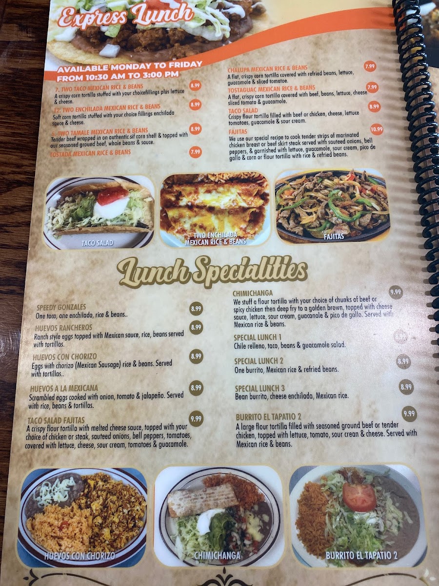 Menu El Tapatio Dos-8