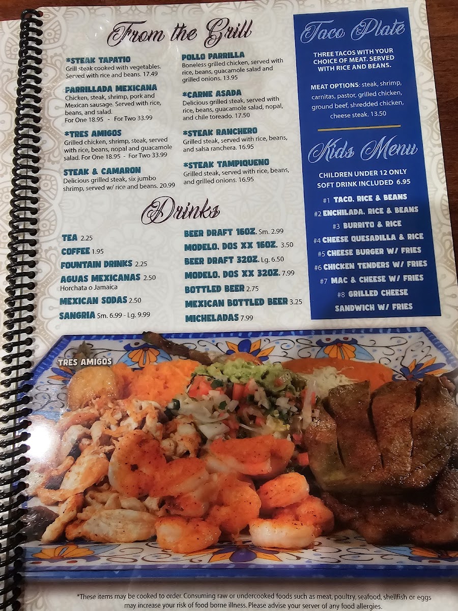 Menu El Tapatio Mexican Restaurant-10