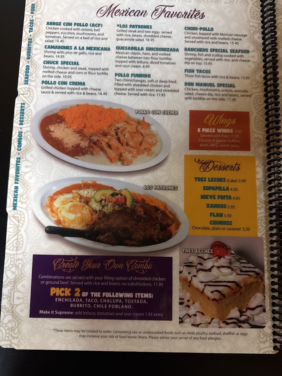 Menu El Tapatio Mexican Restaurant-5