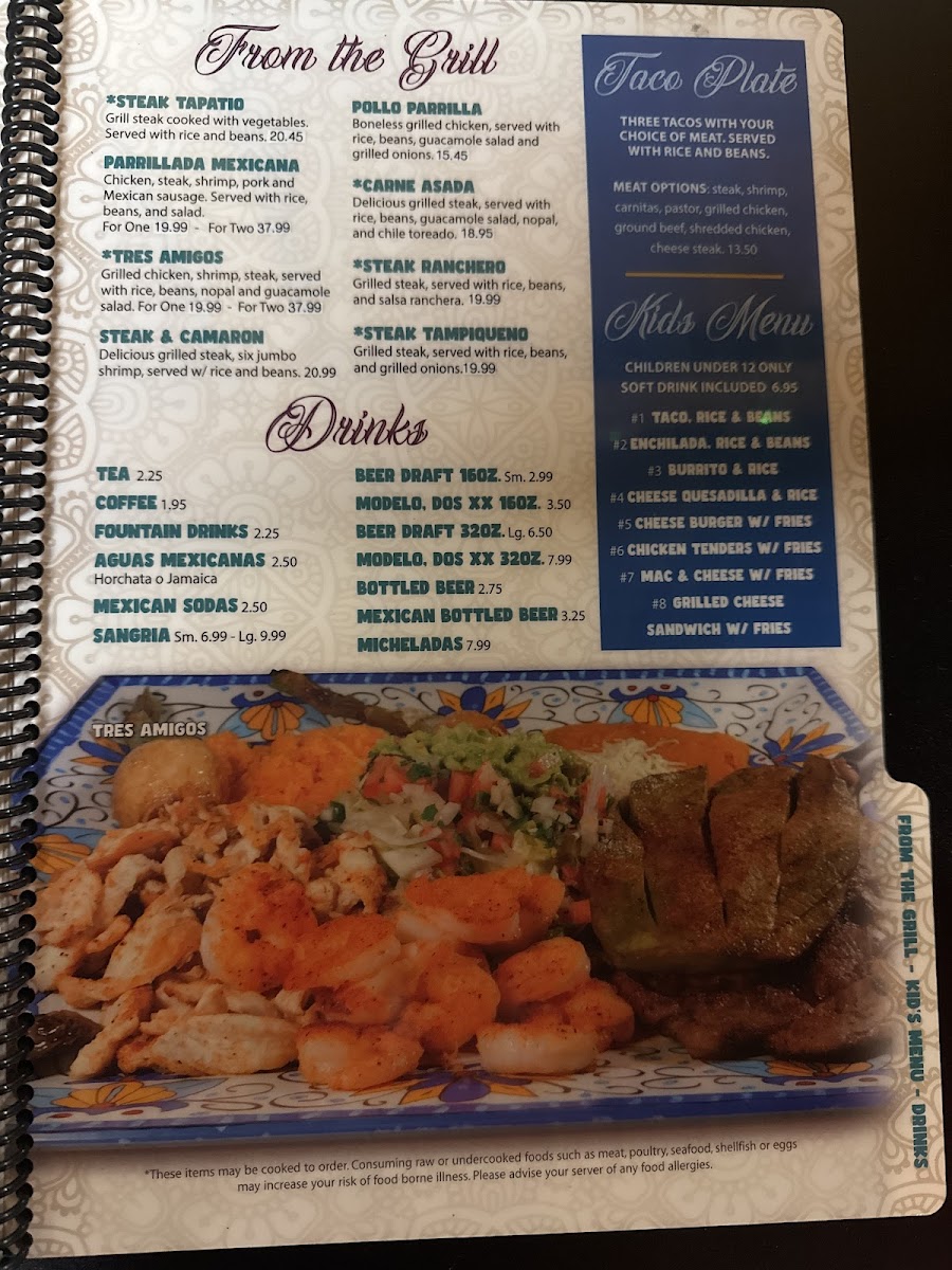 Menu El Tapatio Mexican Restaurant-6