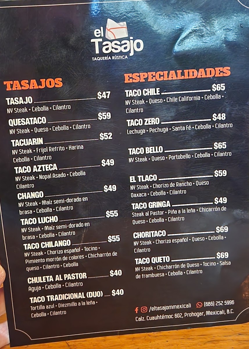 Menu El Tasajo-1