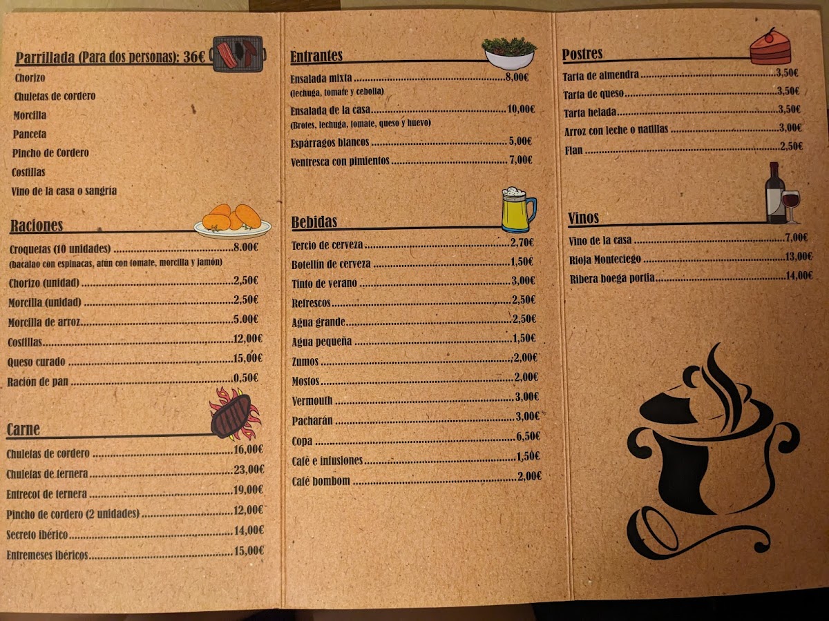 Menu El Tascon Cueva-2