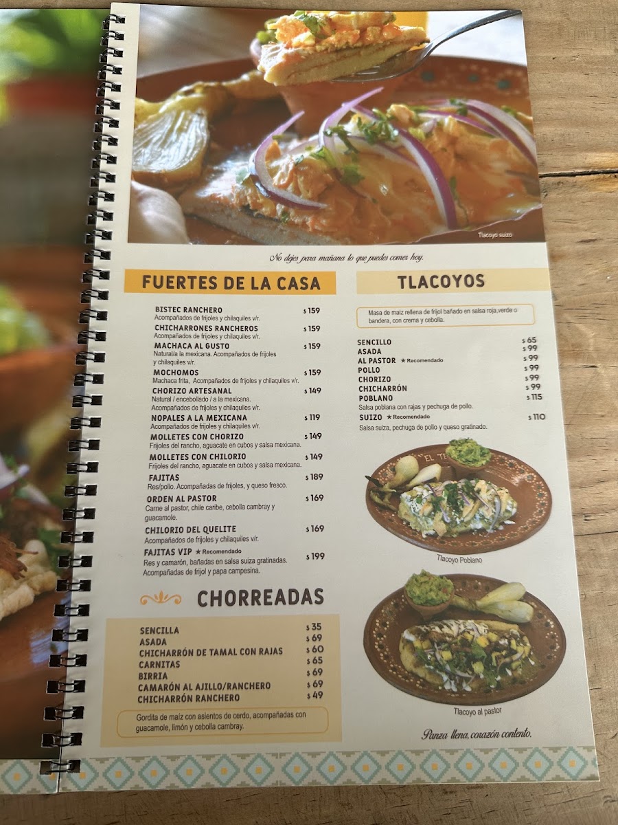 Menu El Tenampa Restaurante Campestre-6