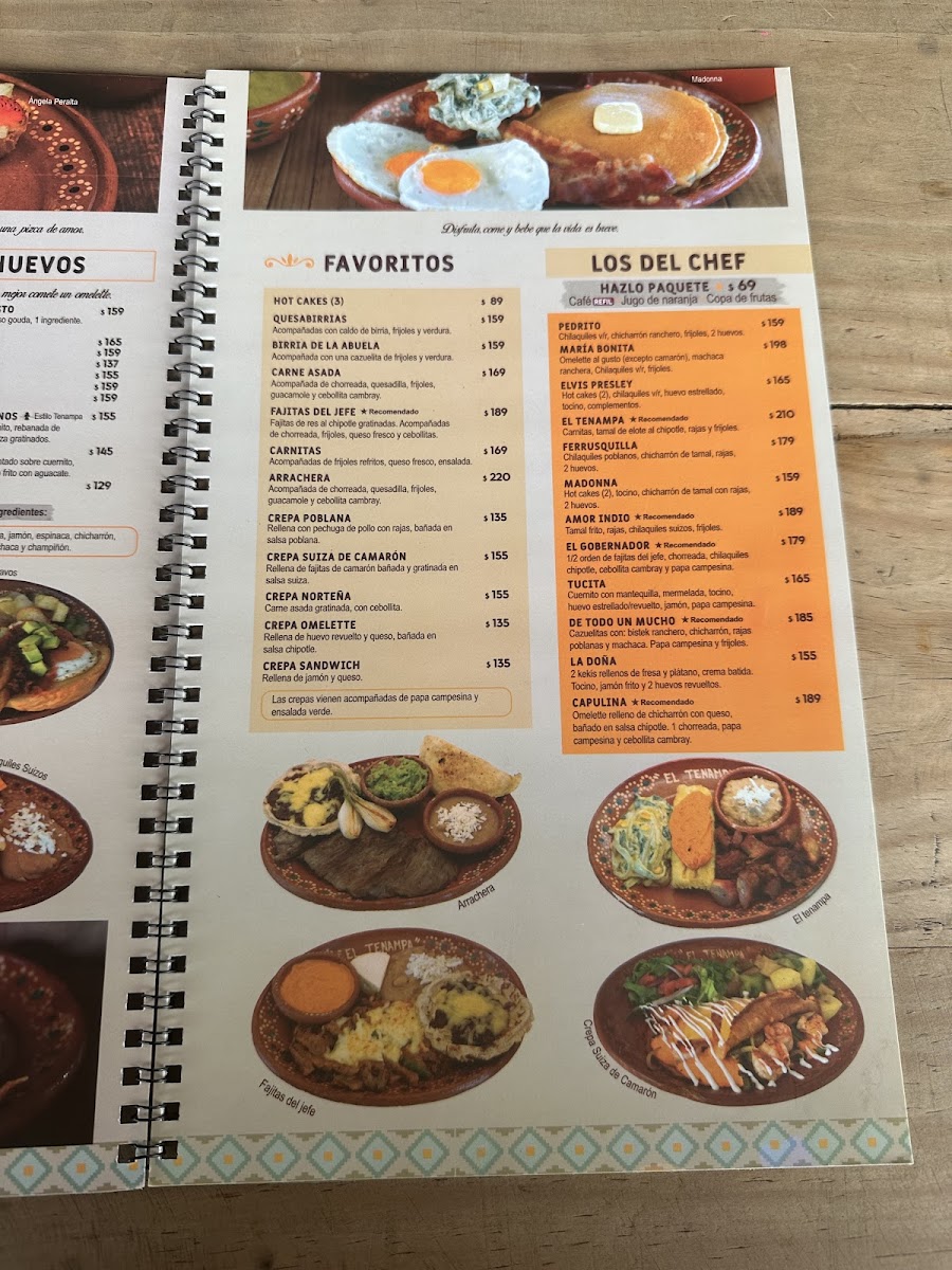 Menu El Tenampa Restaurante Campestre-8