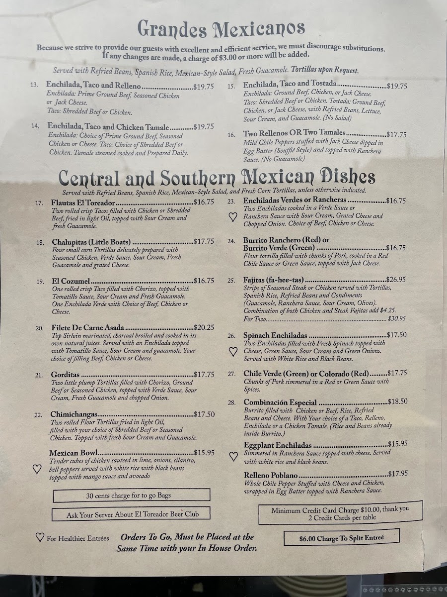 Menu El Toreador-1