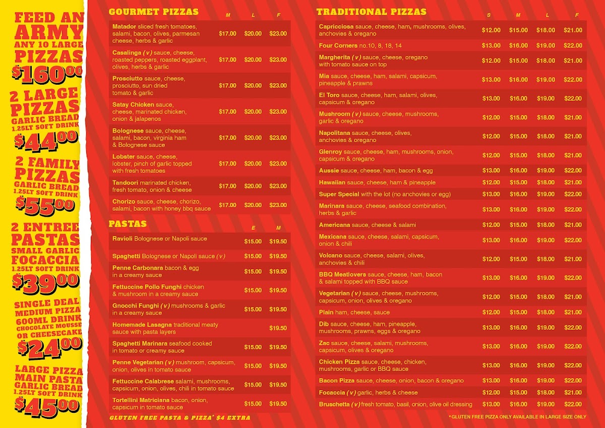 Menu El Toro Pizza Hadfield-1