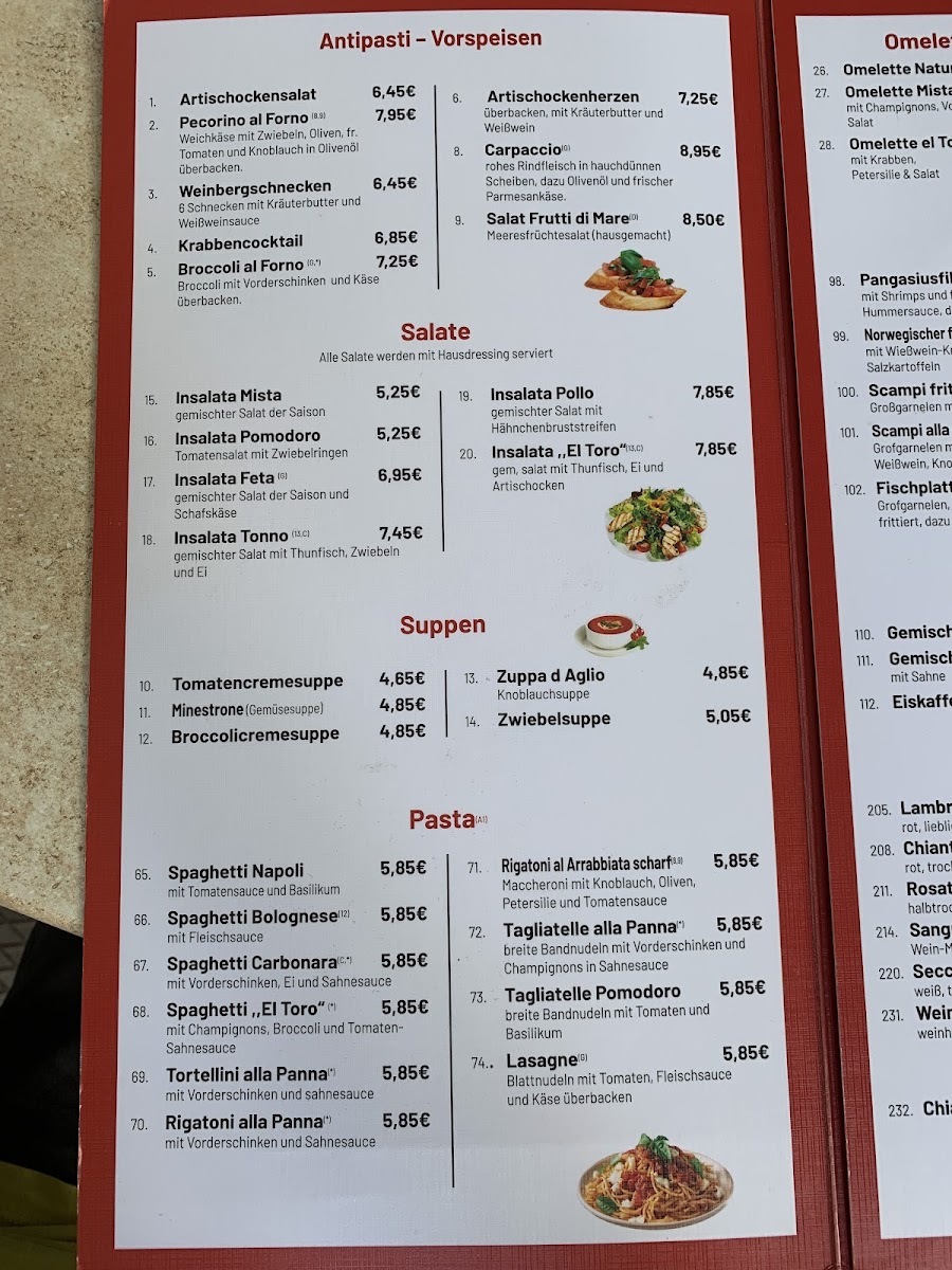 Menu El Toro-9