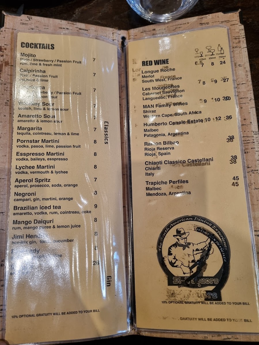 Menu El Vaquero Mill Hill-3