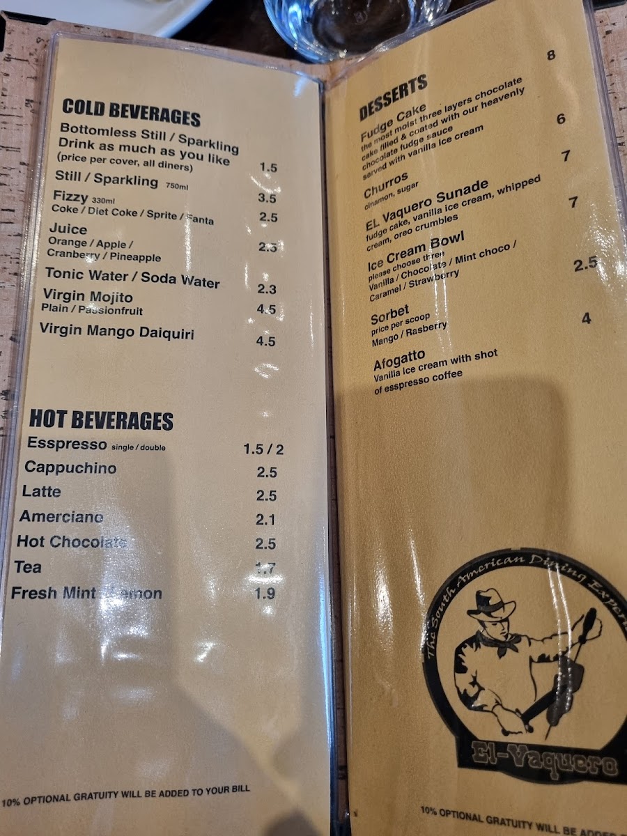 Menu El Vaquero Mill Hill-6