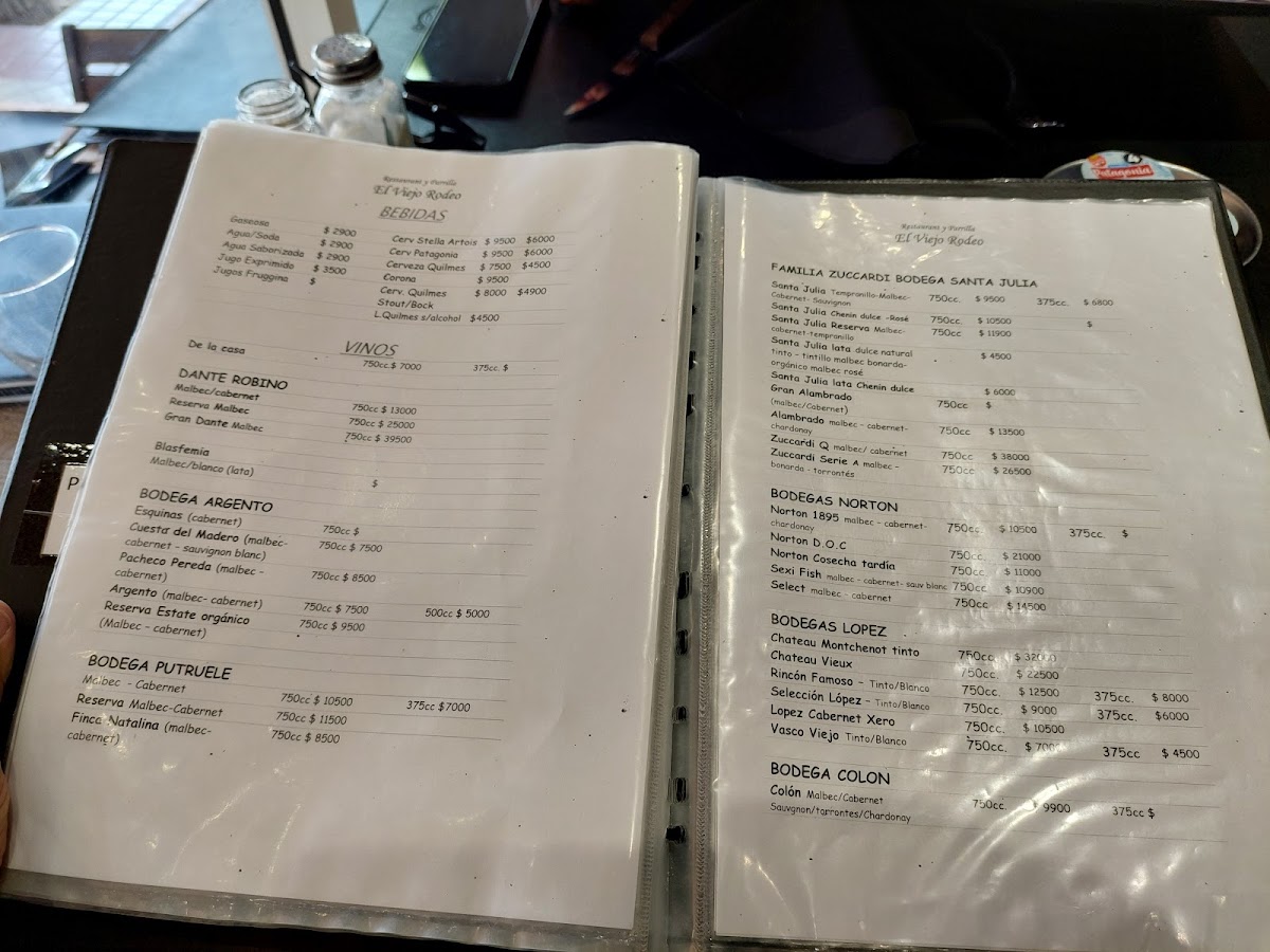 Menu El Viejo Rodeo-2