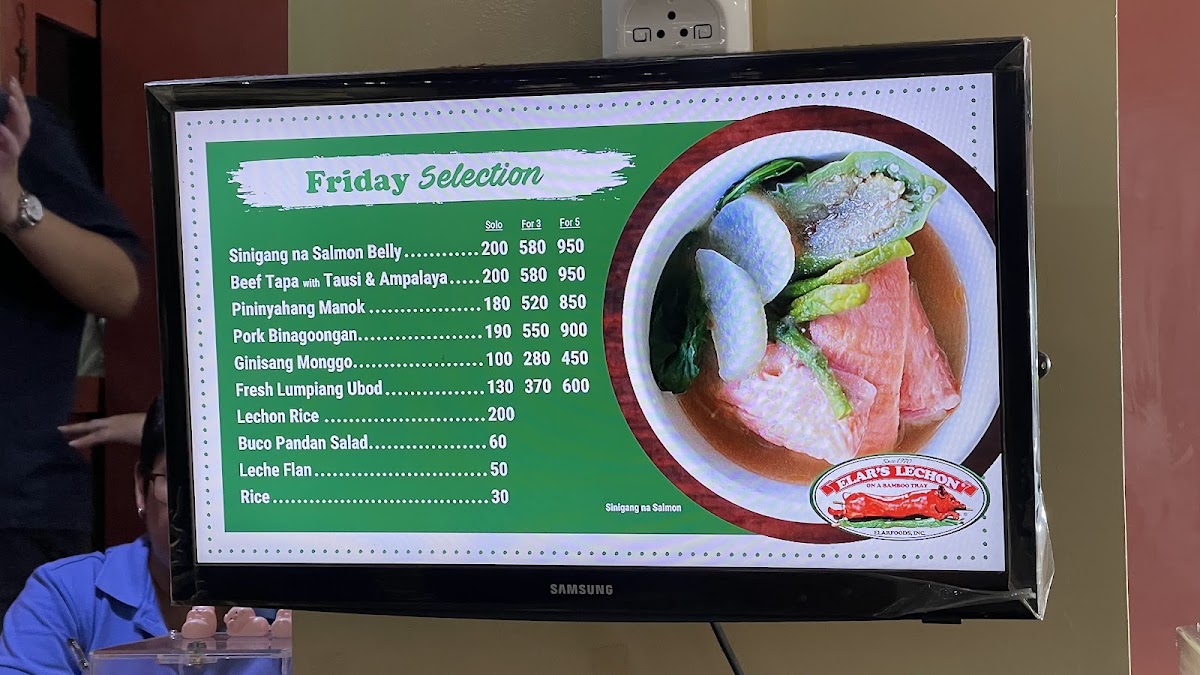 Menu Elar's Lechon The Original-5