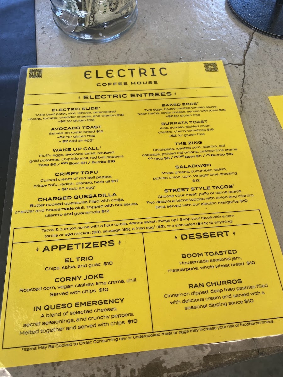 Menu Electric Coffee House-1