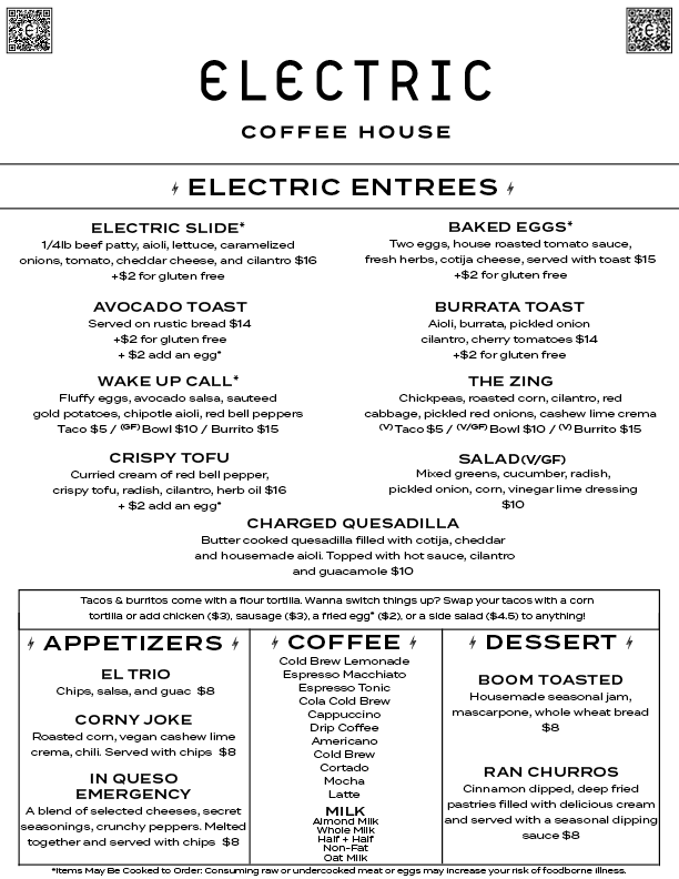 Menu Electric Coffee House-10