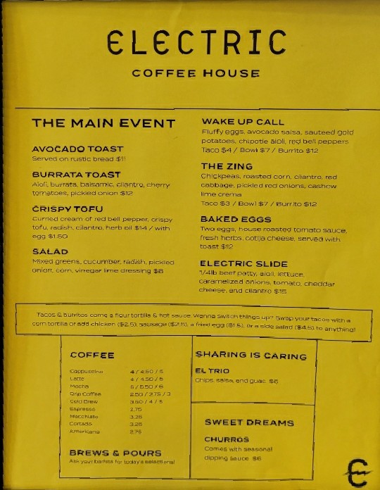 Menu Electric Coffee House-6