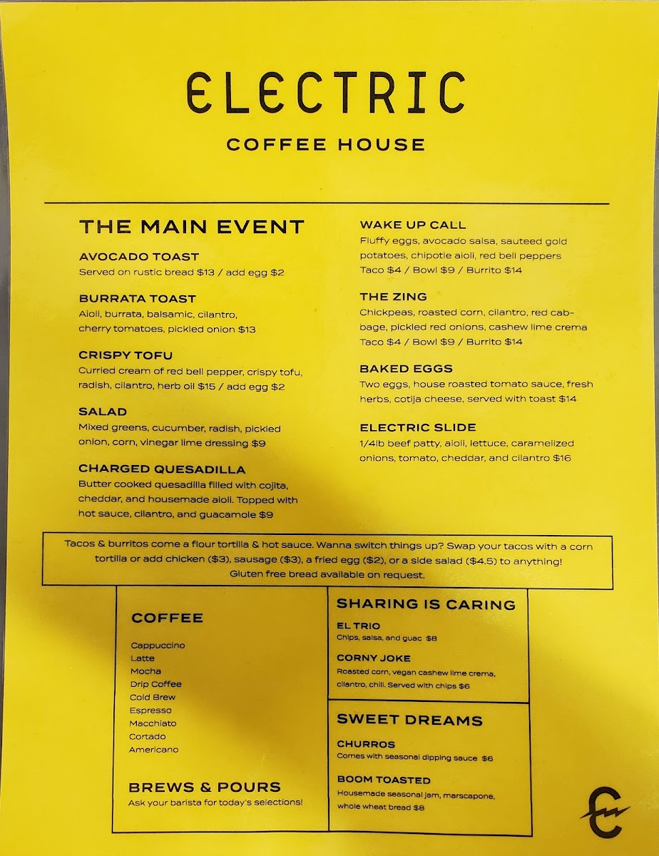 Menu Electric Coffee House-8