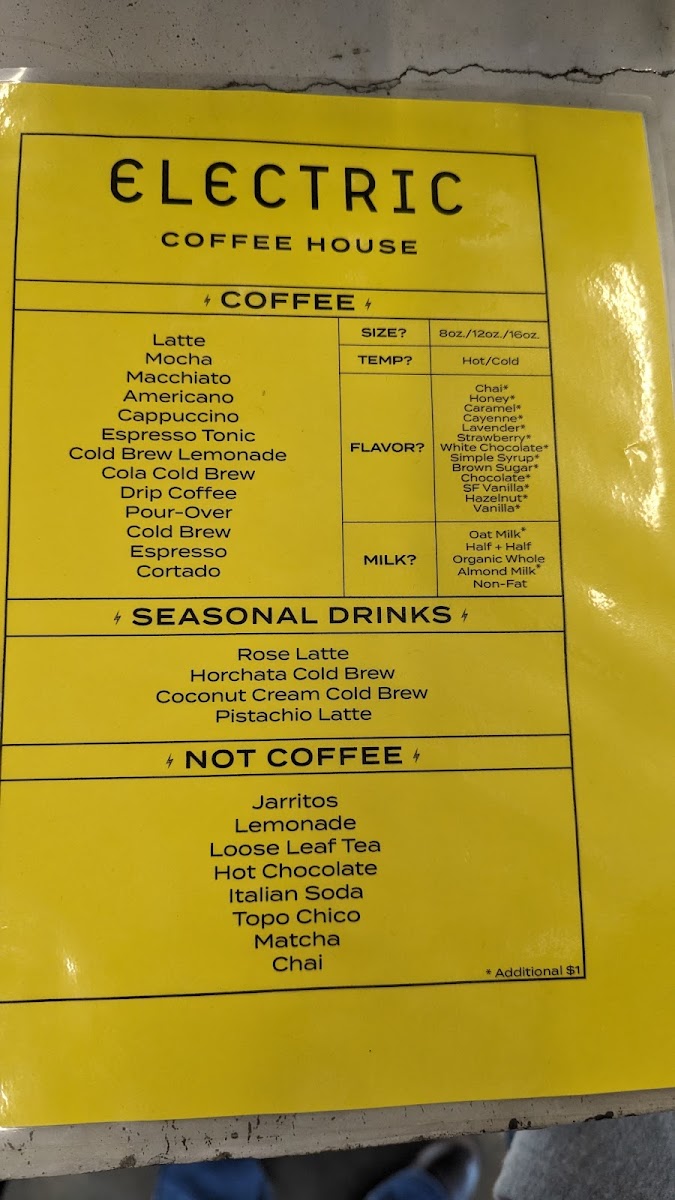 Menu Electric Coffee House-9