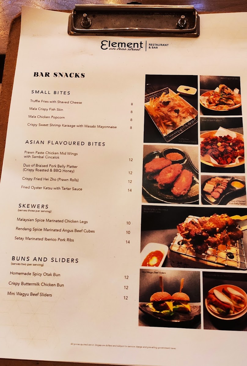 Menu Element Restaurant Amara Singapore-3
