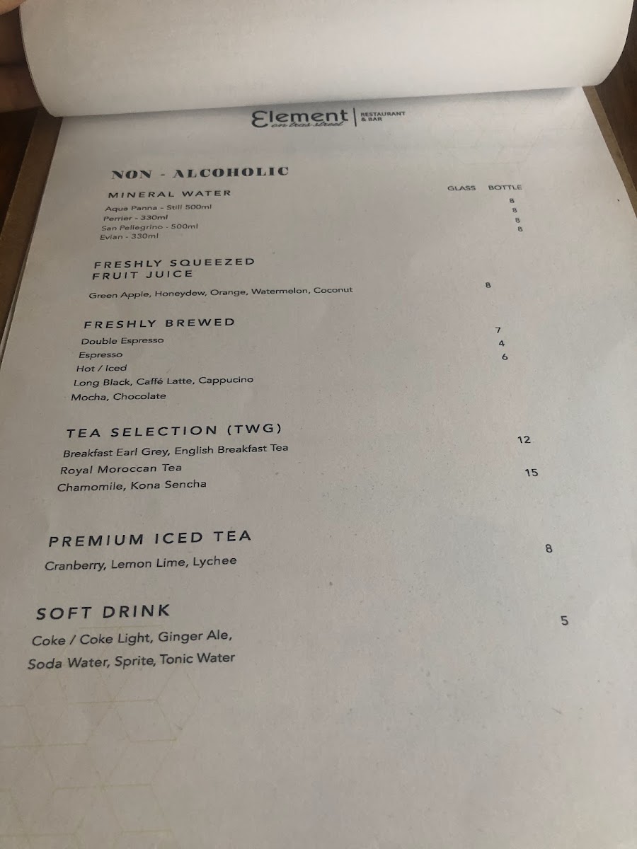 Menu Element Restaurant Amara Singapore-6