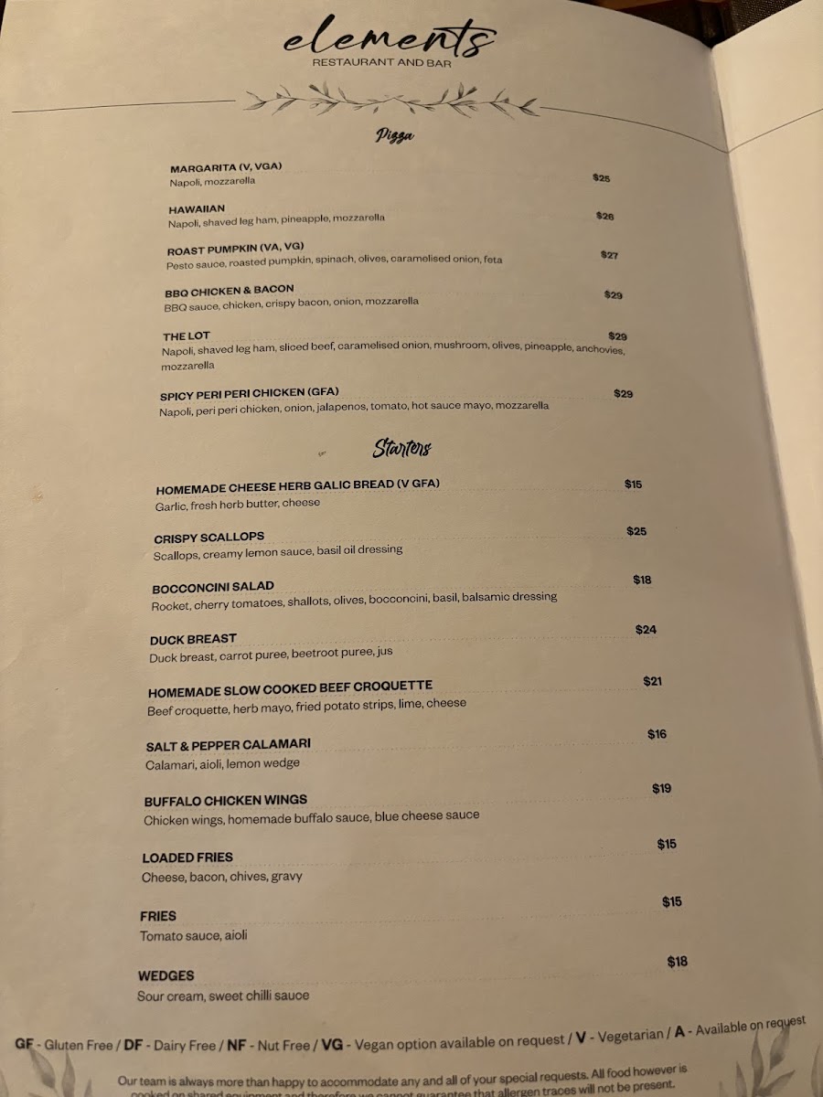Menu Elements Bar & Dining-2