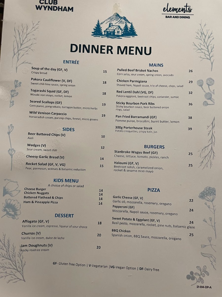 Menu Elements Bar & Dining-4
