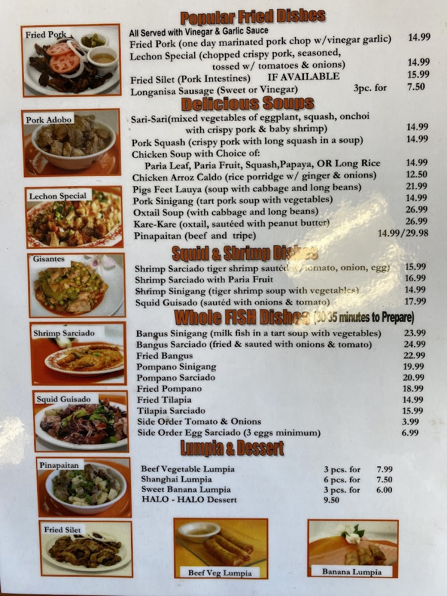Menu Elena's Restaurant-5