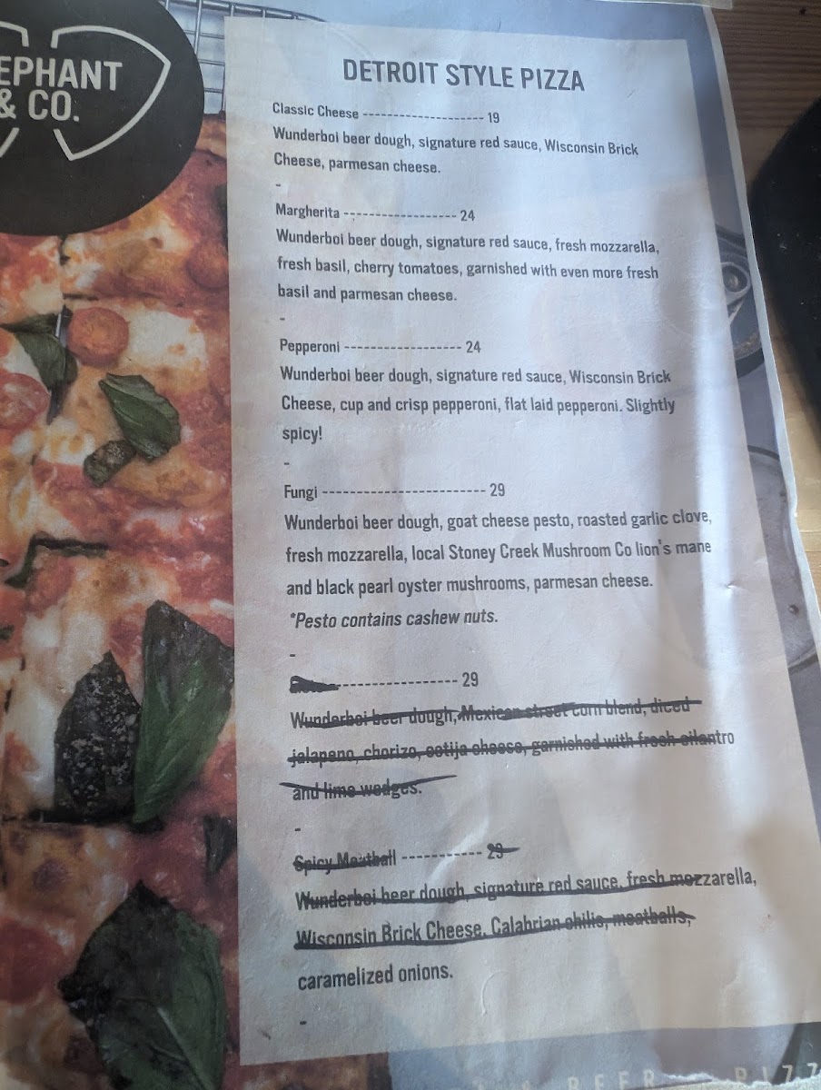 Menu Elephant & Co. Royal Oak-4