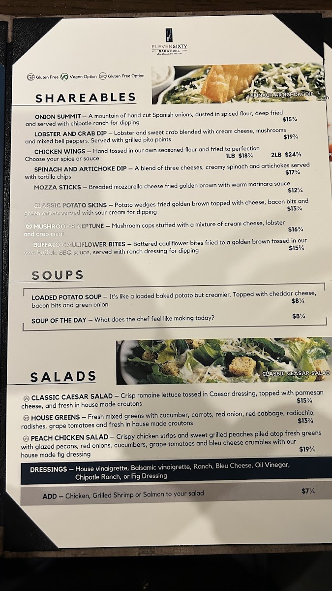 Menu Eleven Sixty Bar & Grill London-2