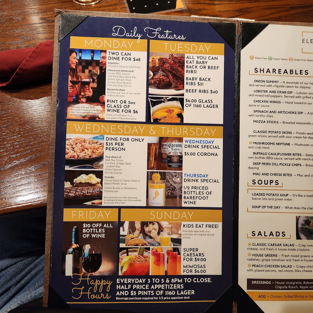 Menu Eleven Sixty Bar & Grill London-9