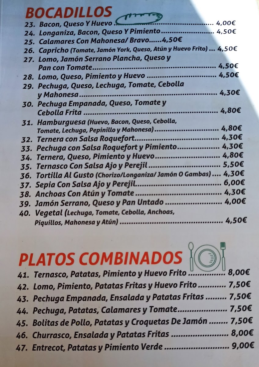 Menu Elfos-5