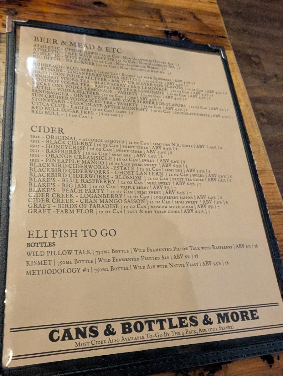 Menu Eli Fish Brewing Co.-8