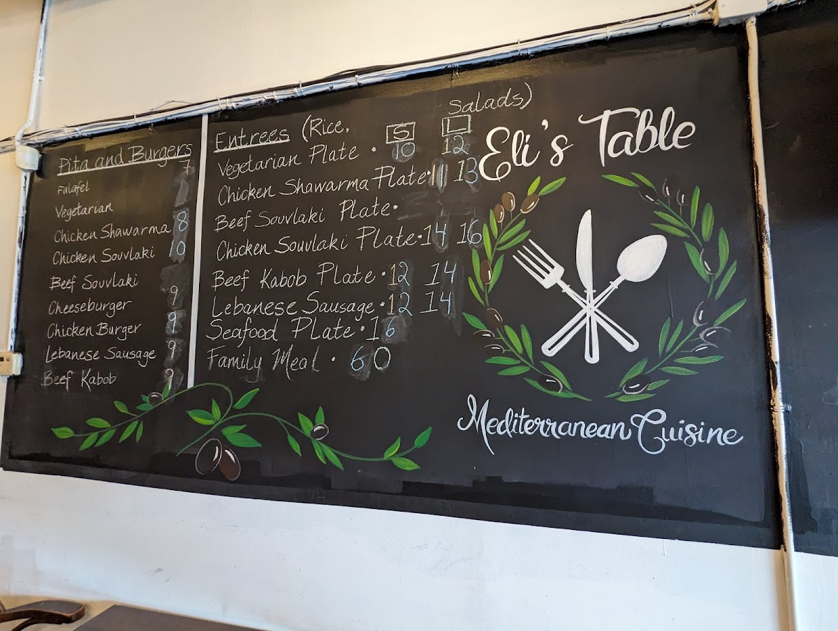 Menu Eli’S Table-2