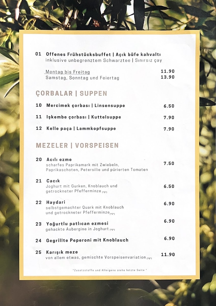 Menu Elit Mannheim - Türkisches Restaurant | Frühstück | Shisha-1