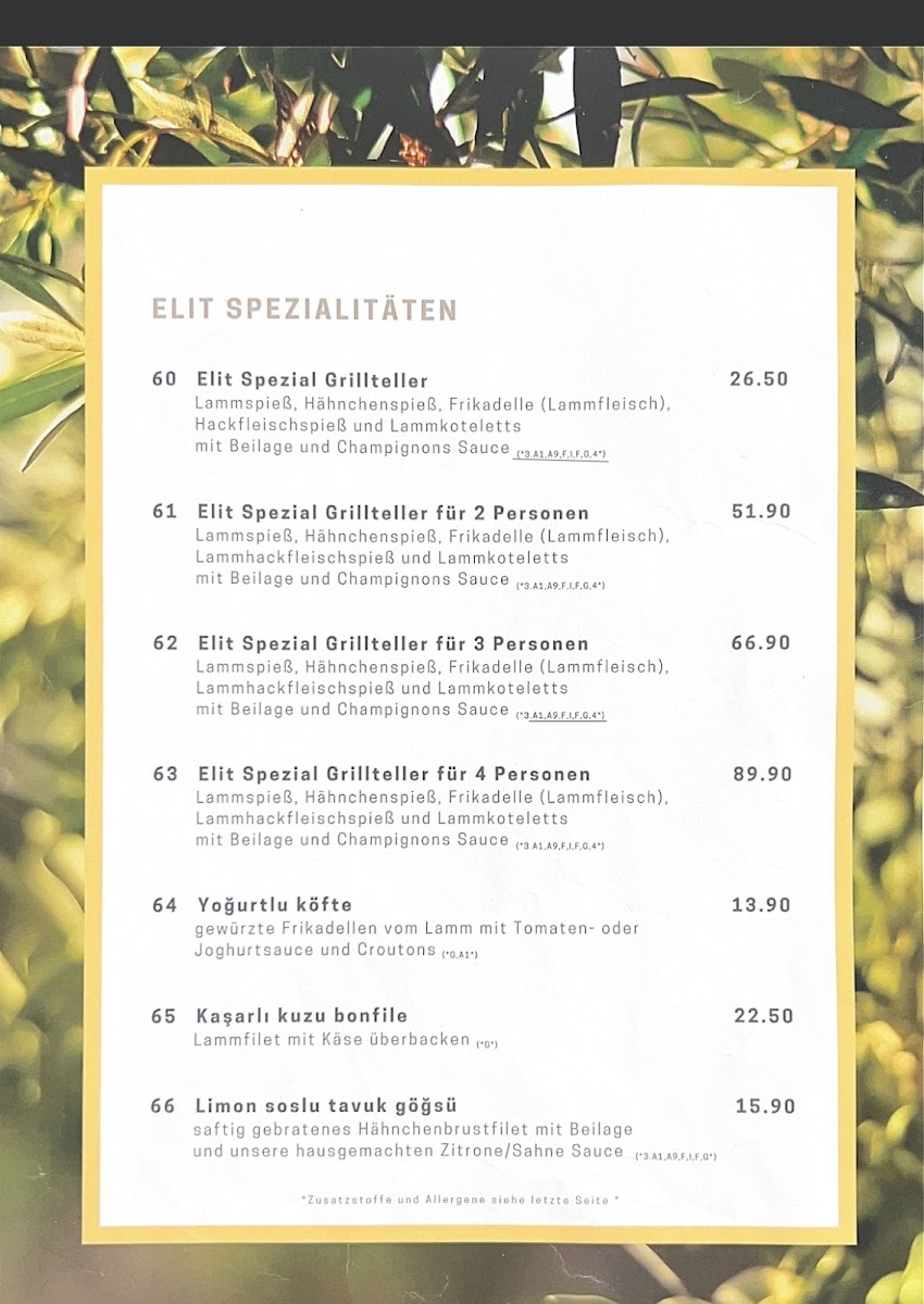 Menu Elit Mannheim - Türkisches Restaurant | Frühstück | Shisha-2
