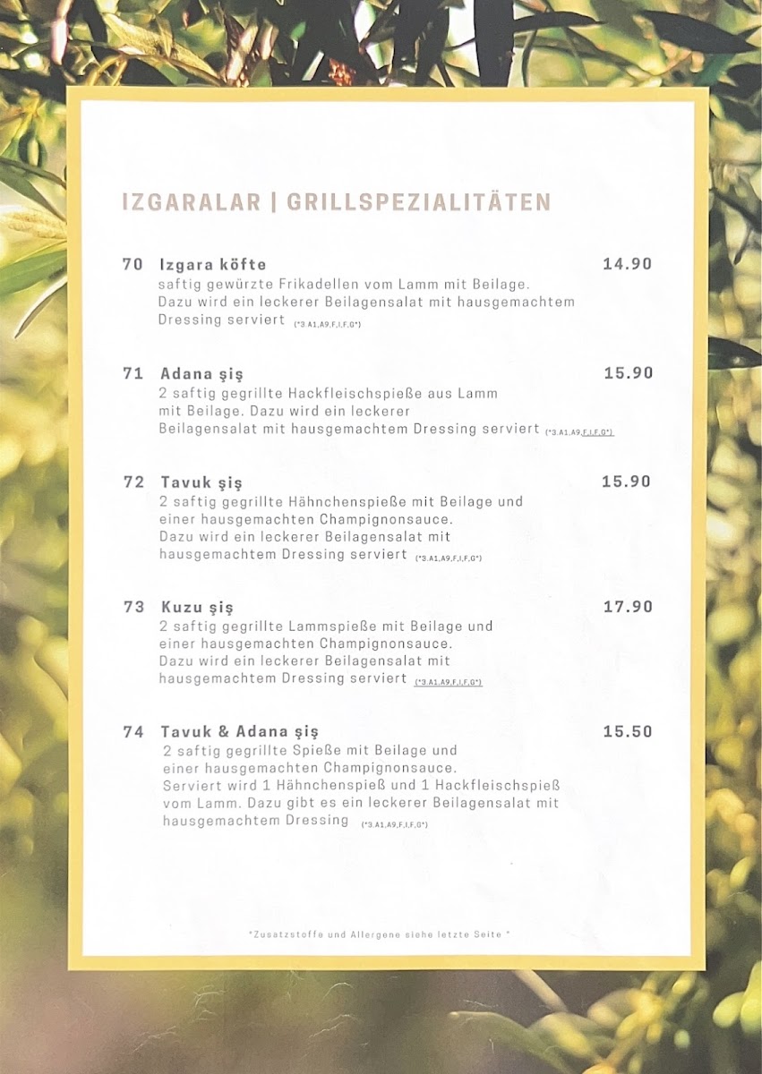 Menu Elit Mannheim - Türkisches Restaurant | Frühstück | Shisha-8