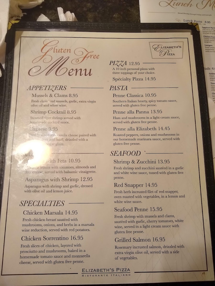 Menu Elizabeth's Pizza And Italian Restaurant-6