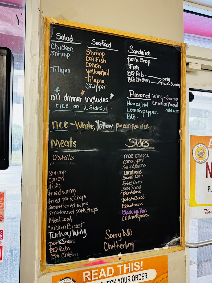 Menu Eloise & Earnestine Soul Food-10