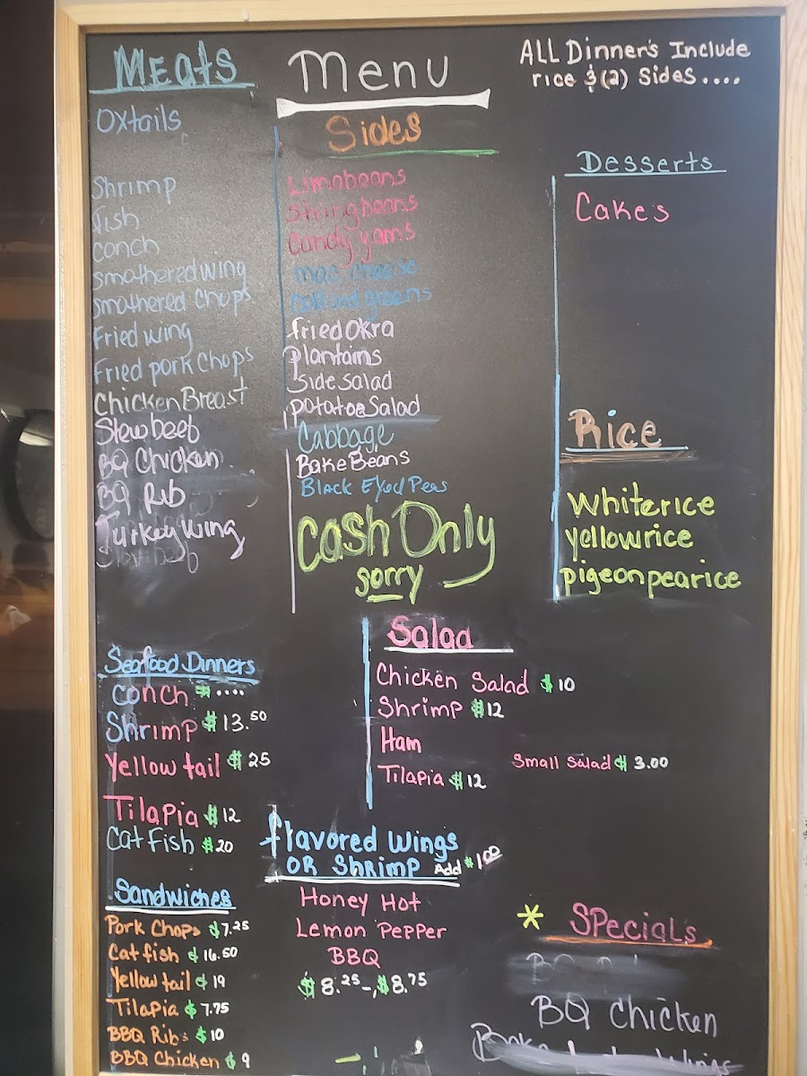 Menu Eloise & Earnestine Soul Food-6