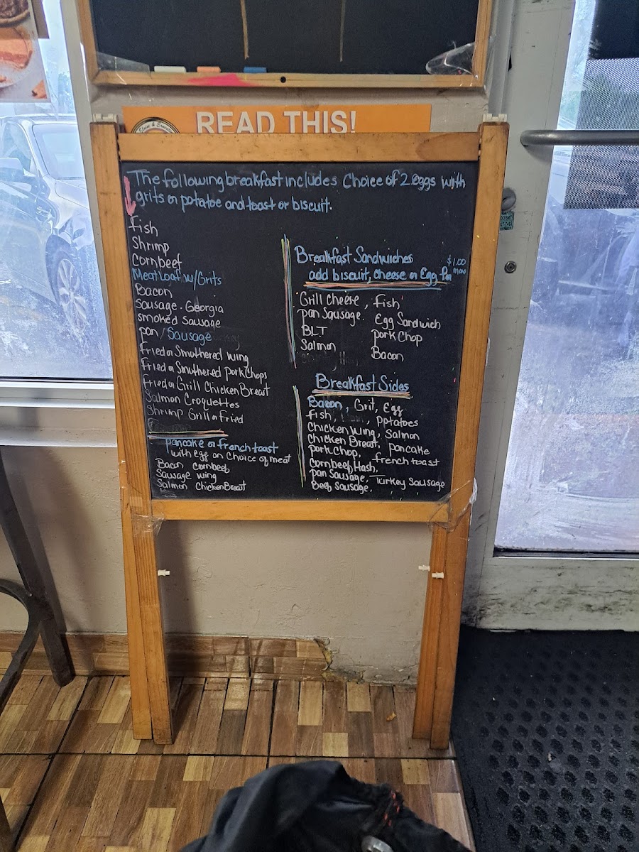 Menu Eloise & Earnestine Soul Food-7