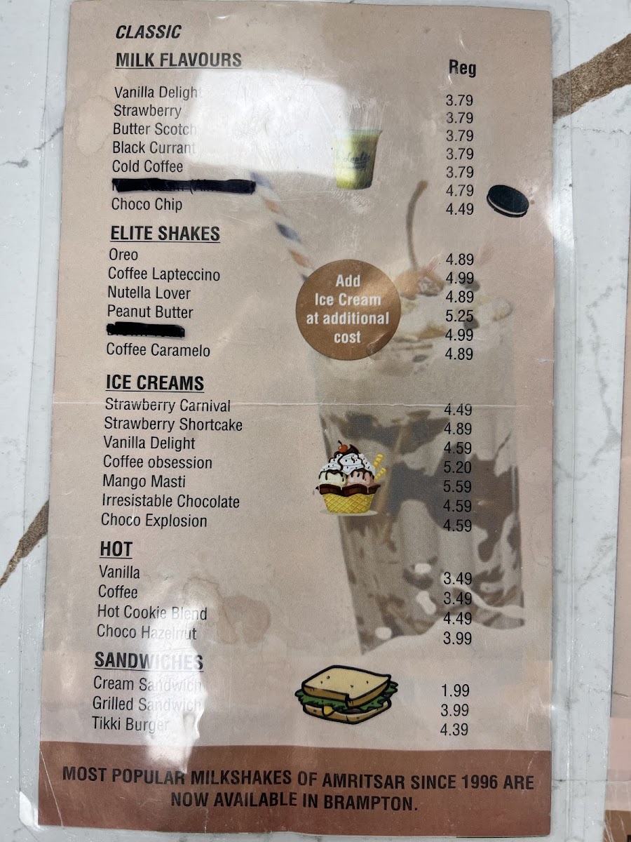 Menu El’S Lapte' King Of Milkshakes (Verka Green Ave Amritsar)-2