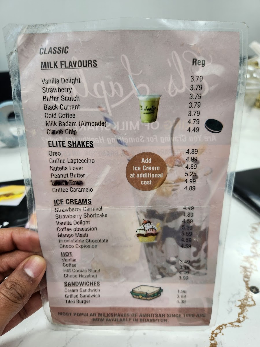 Menu El’S Lapte' King Of Milkshakes (Verka Green Ave Amritsar)-5