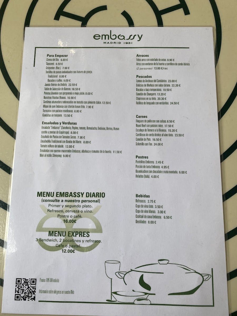 Menu Embassy-1