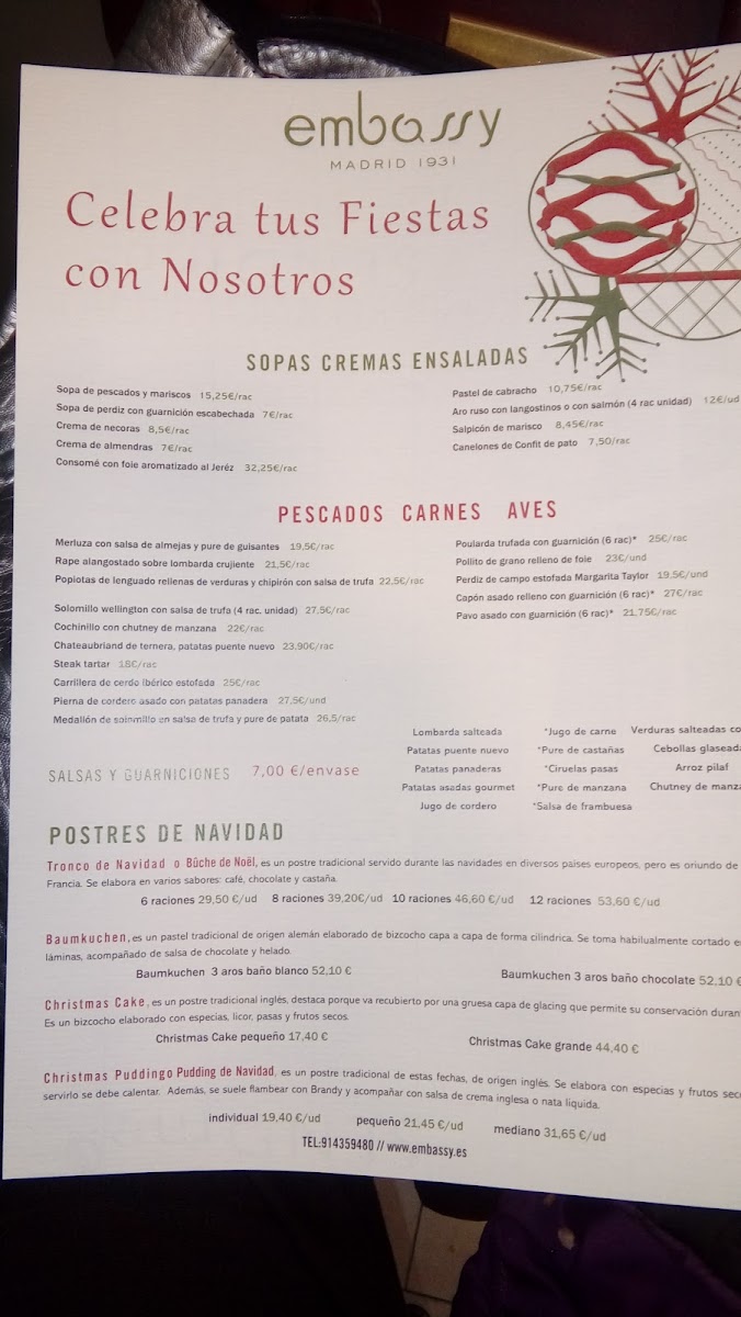 Menu Embassy-3