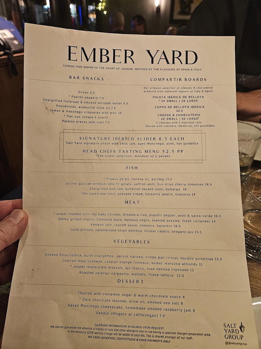 Menu Ember Yard - Tapas & Cocktail Bar-3