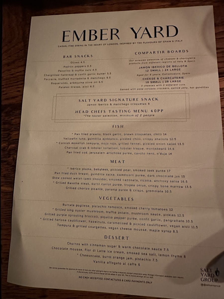 Menu Ember Yard - Tapas & Cocktail Bar-6
