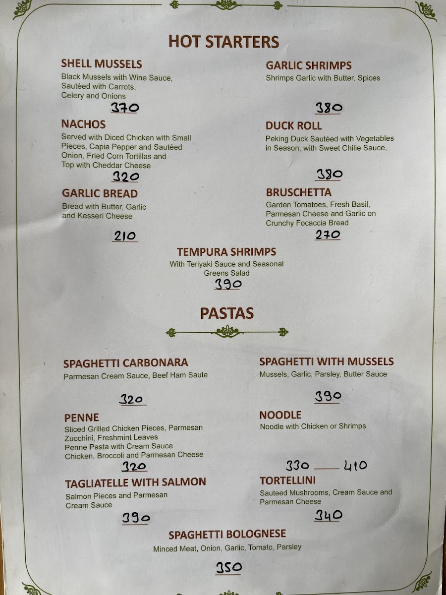 Menu Emerald Garden Restaurant-3
