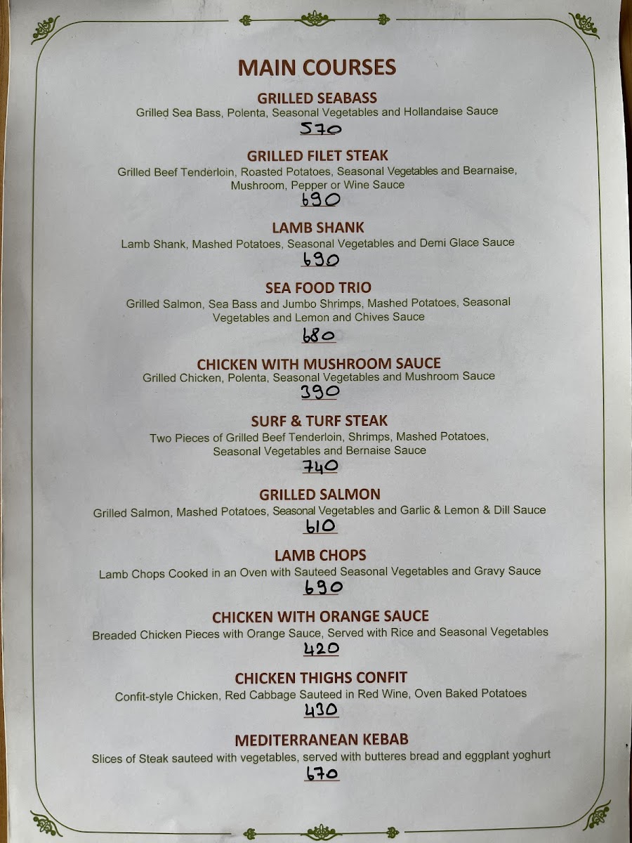 Menu Emerald Garden Restaurant-4