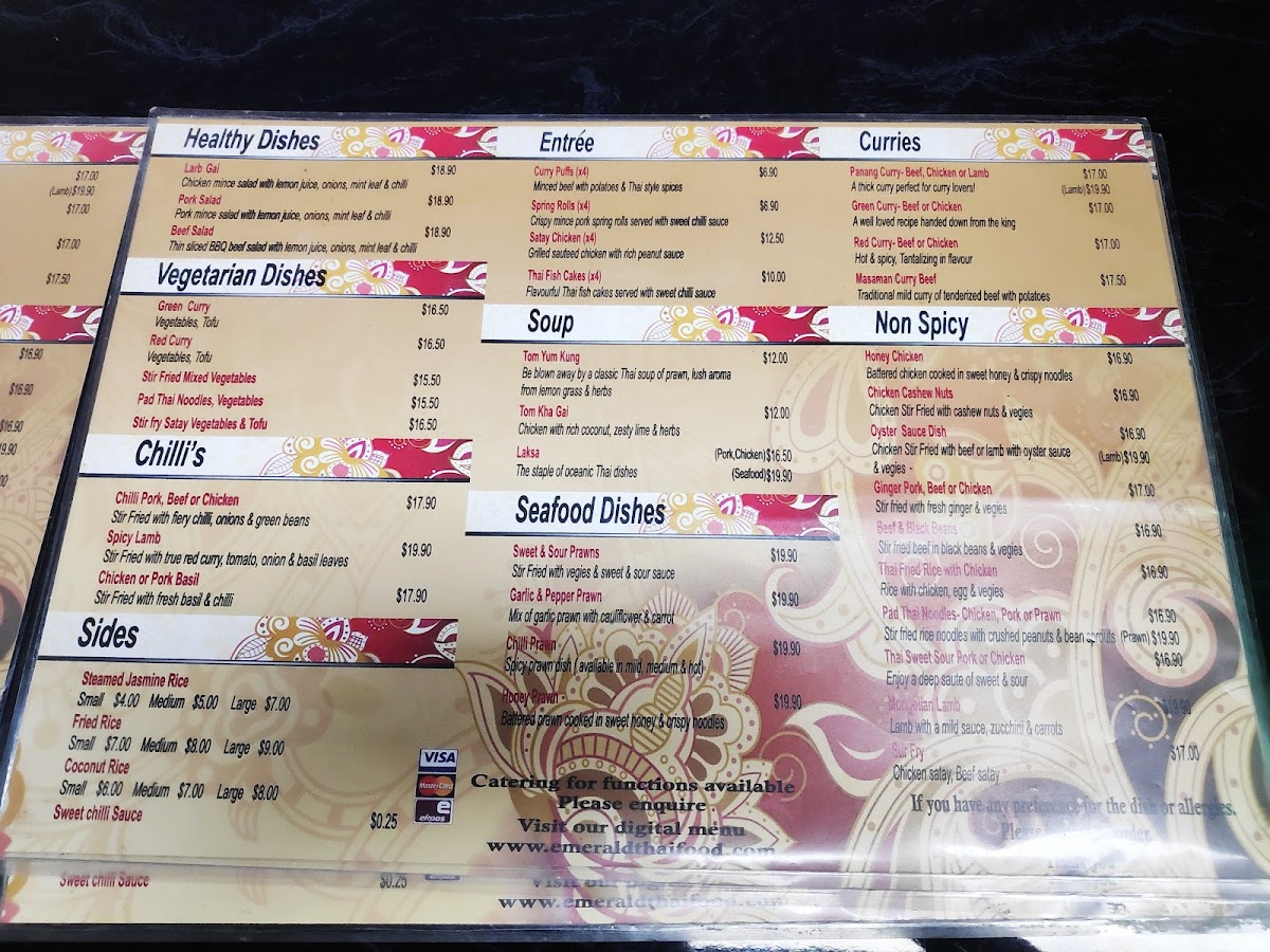 Menu Emerald Thai Food-2