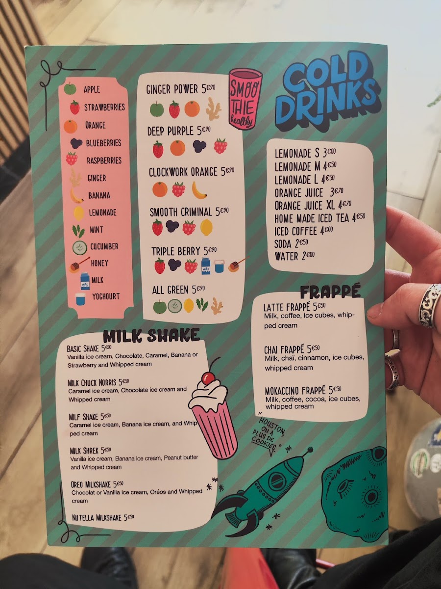 Menu Emilie And The Cool Kids La Rochelle-5