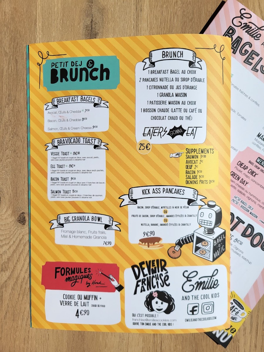 Menu Emilie And The Cool Kids La Rochelle-6